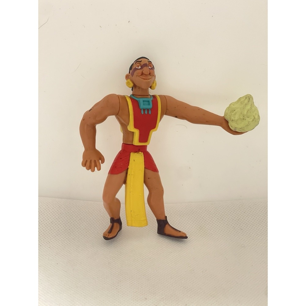 BURGER KING 2000 Tzekel-Kan Indian 4" Movie Action Figure Road To El Dorado 3.5"